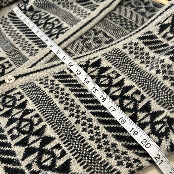 Vintage KENNINGTON Woman’s Wool Long Cardigan Large Oversized - Picture 13 of 14